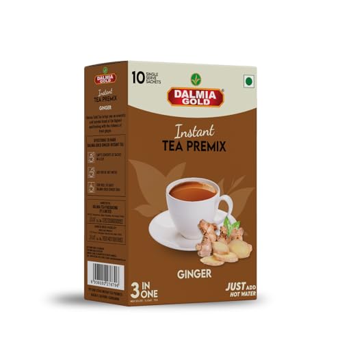 Image 4 of Dalmia Gold Instant Tea Premix Ginger Flavour 14g x 10 Sachets