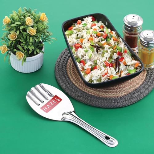 Image 6 of HAZEL Stainless Steel Rice Panja Paddle Scooper Spatula Server Kitchen Utensils