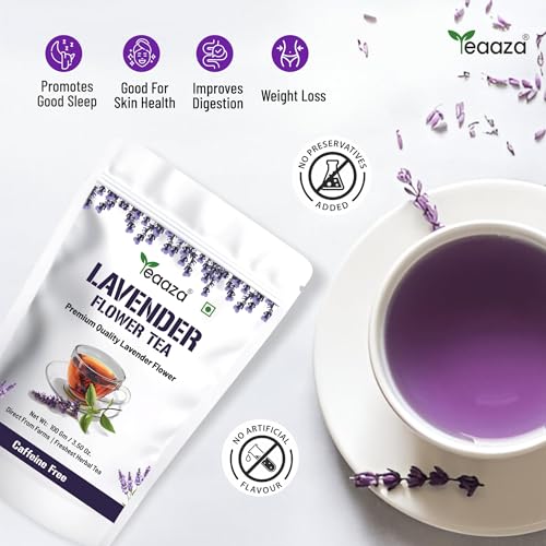 Image 6 of Teaaza Lavender Flower Tea, 100 Gm-100 Cups
