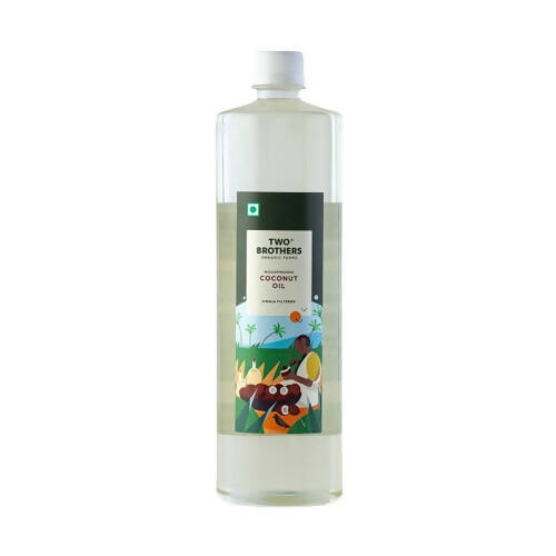 Image 3 of 1 L / Plastic / Pack of 1 for the product Two Brothers Organic Farms Wood-Pressed Coconut Oil-Unrefined