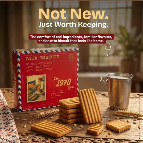Image 7 of the 1970 shop 100% Atta Biscuit 400g