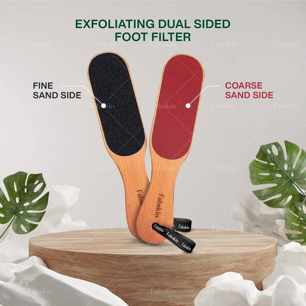 Image 7 of Fabskin Wooden Foot Scrubber Filer