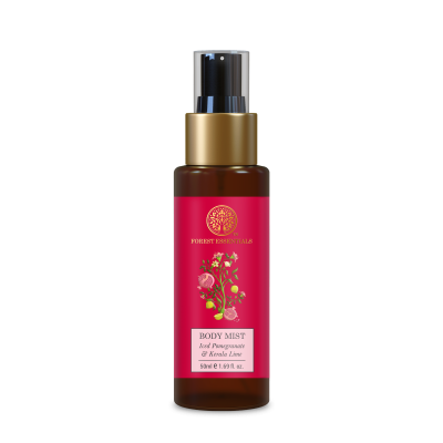 Image 5 of 50 ml for the product Forest Essentials Body Mist Iced Pomegranate & Kerala Lime