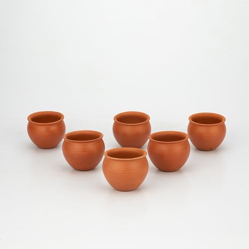 Image 7 of Mitti Cool Handcrafted Terracotta Clay Jully Cup Set - 150ml 6-Piece