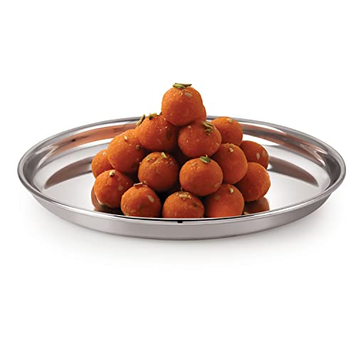 Image 5 of neelam Stainless Steel Thali 33 cm