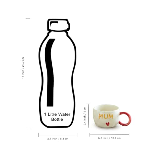 Image 6 of ExclusiveLane Dearest Mum Ceramic Tea & Coffee Mug 280 ml