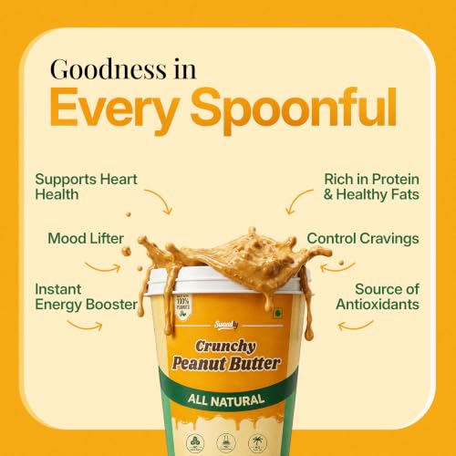 Image 7 of Swaadly All Natural Crunchy Peanut Butter 900 g
