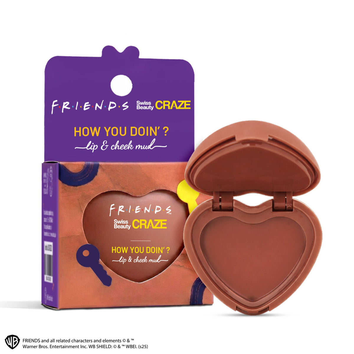 Image 2 of Swiss Beauty Craze How You Doin? Lip & Cheek Mud - 2 Flirty Blush