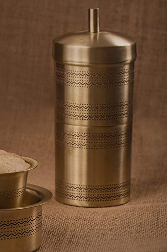 Image 7 of Sidapur Brass Filter Etched Matt Medium