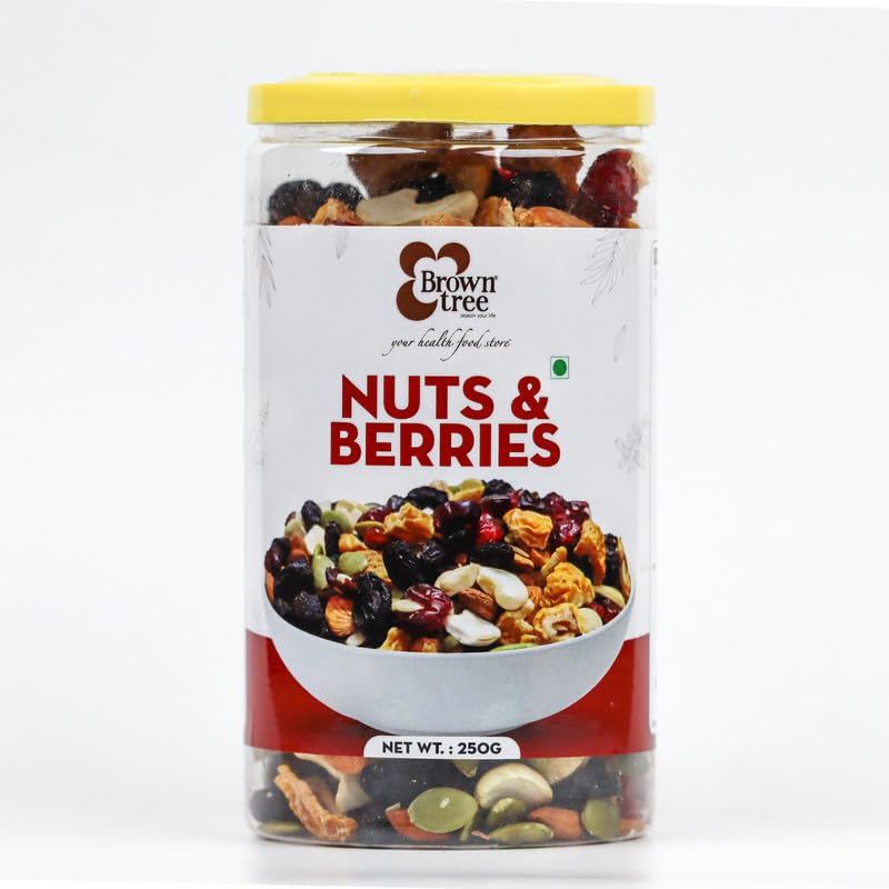 Image 7 of Brown Tree Nuts & Berries Mix Premium Trail Mix (250g)