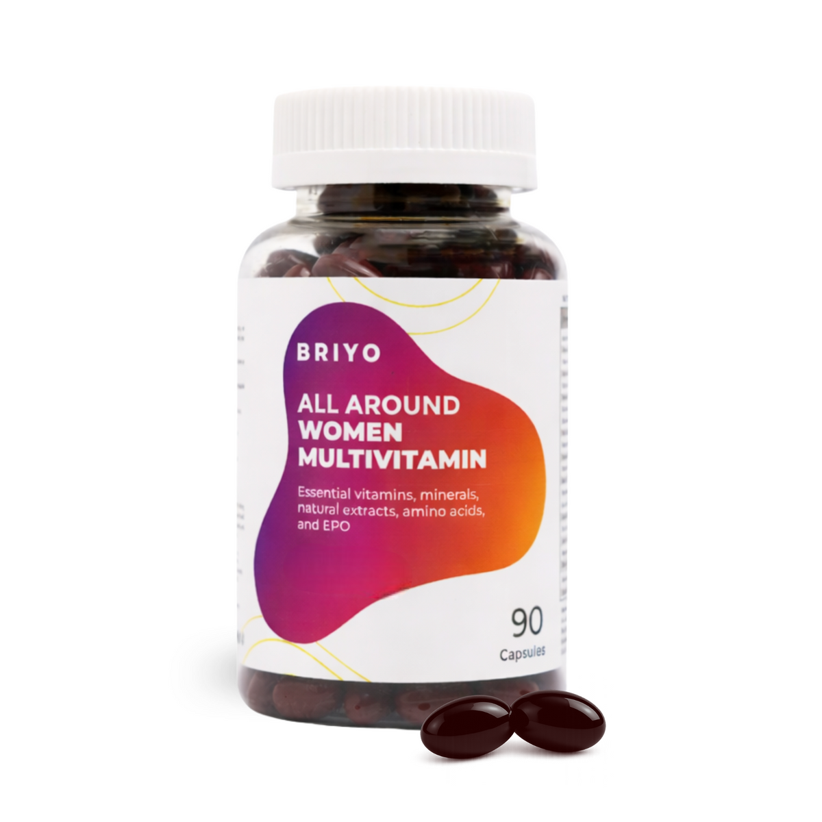 Image 2 of 90 caps for the product Briyo All Around Daily Women's Multivitamin Capsules
