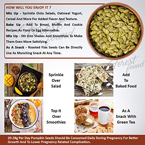 Image 7 of Forest Found Roasted & Salted Pumpkin Seeds (Pepitas) 900g