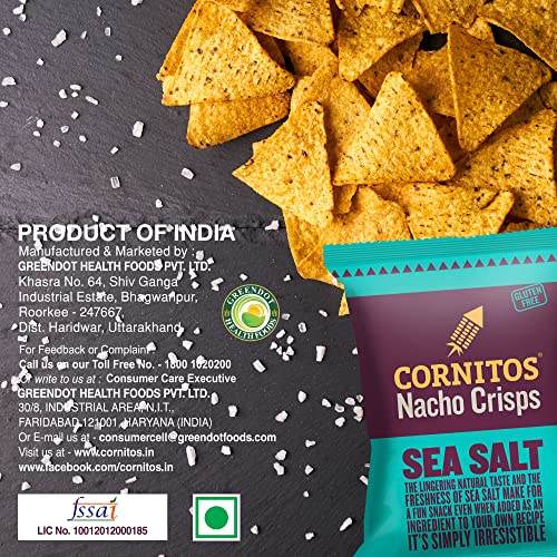 Image 6 of Cornitos Nacho Crisps - Nachos - Sea Salt 150 gm