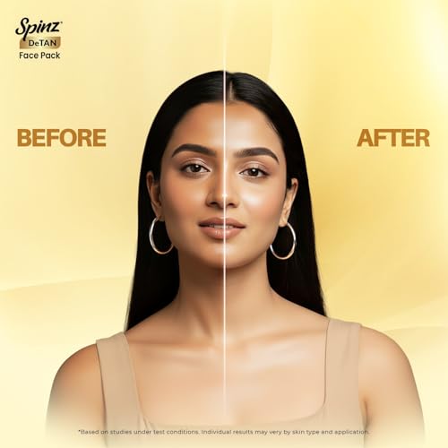 Image 7 of SpinZ DeTan Face Pack with Besan, Honey & Kojic Acid, 100 gm