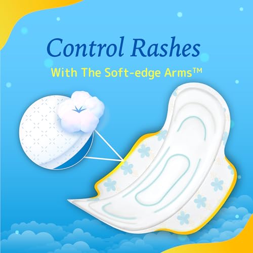 Image 7 of Niine Naturally Soft Regular Sanitary Napkins for women|230mm Long| Extra Soft & Cottony for Rash Control|2x Absorption|Anti-Leak Lock Protection |Super Saver Pack|(Pack of 4) 72 Pads