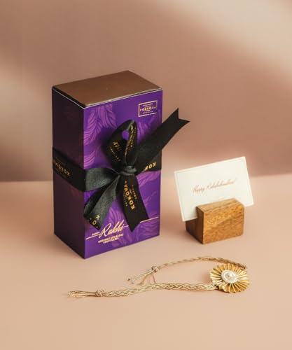 Image 2 of KOKOMAE Raksha Bandhan Chocolate Gift 4 Bean-to-Bar with Rakhi