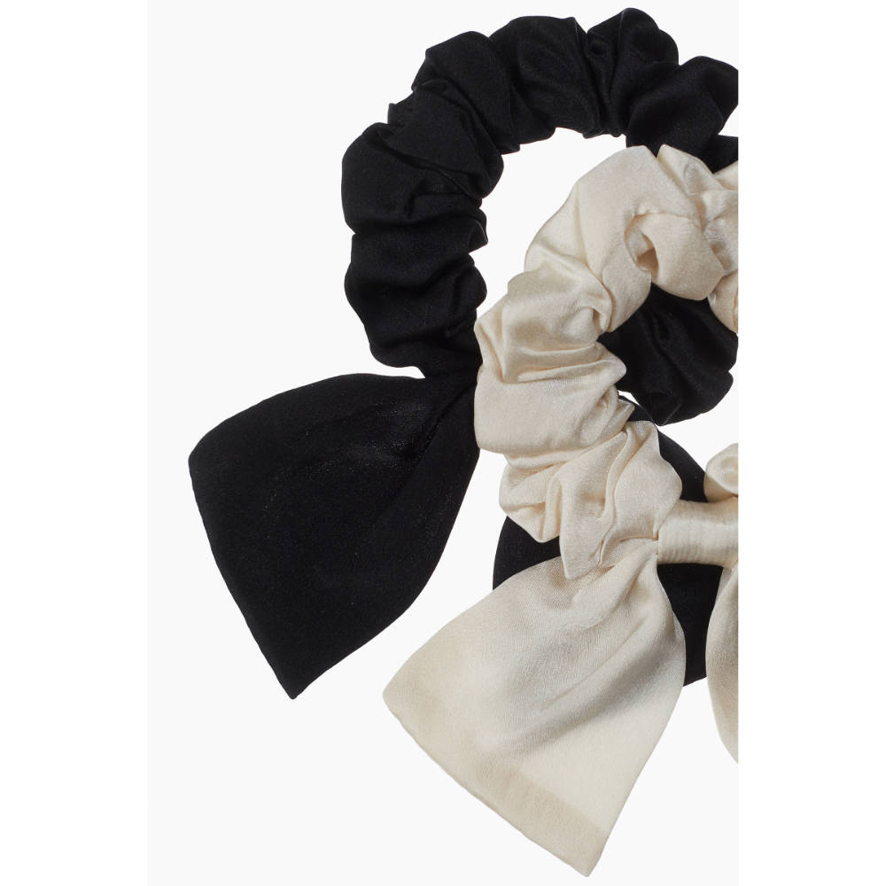 Image 2 of H&M Silk Scrunchies Pack of 2