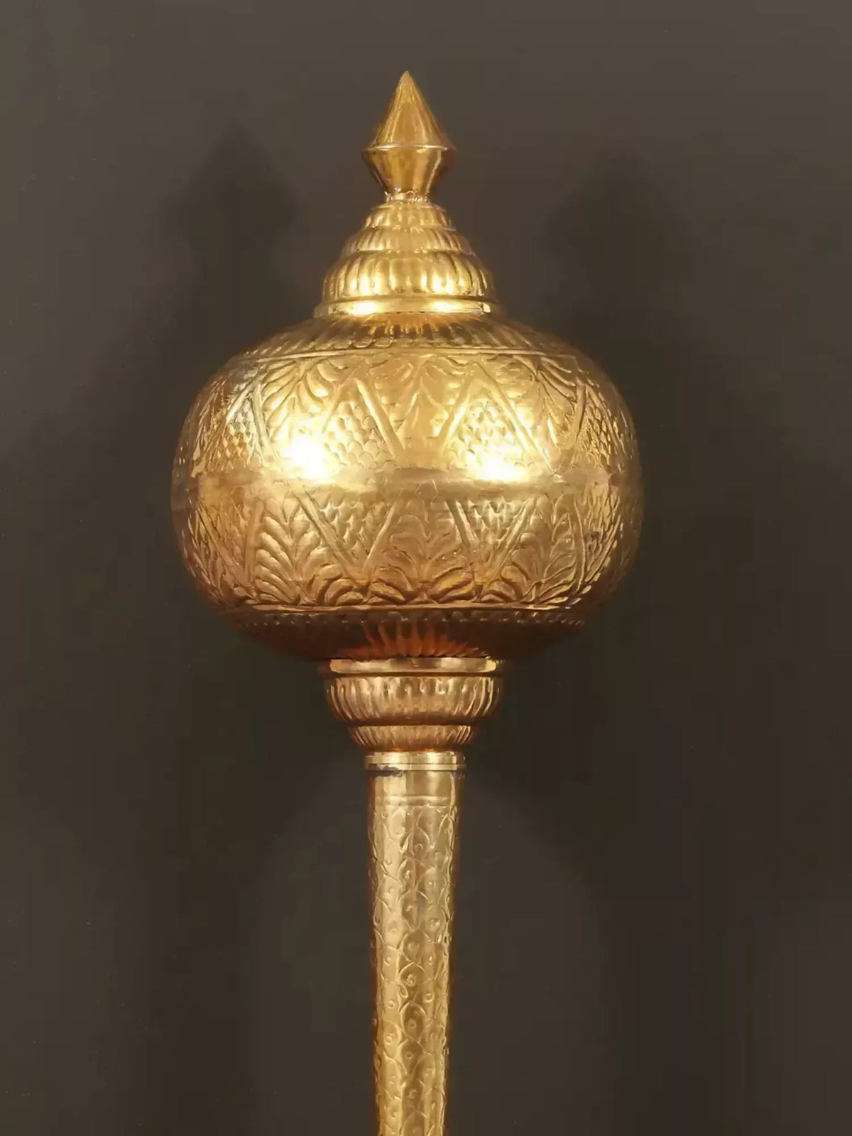 Image 6 of Ishwar Arts 36" Lord Hanuman Weapon Brass Mace (Gada)