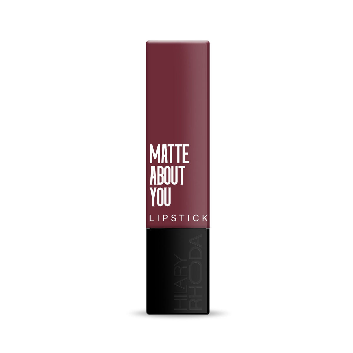 Image 10 of Hilary Rhoda Matte About You Lipstick - Divine Wine 09