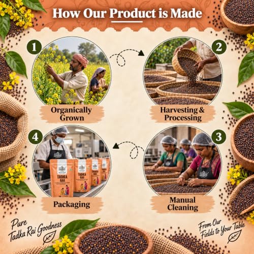 Image 9 of SAATYAKI NATURALS Organic Mustard Seeds