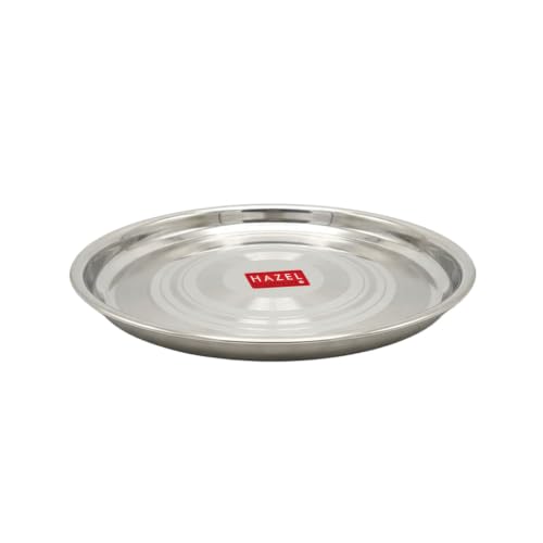 Image 7 of HAZEL Stainless Steel Dinner Plate 27 cm