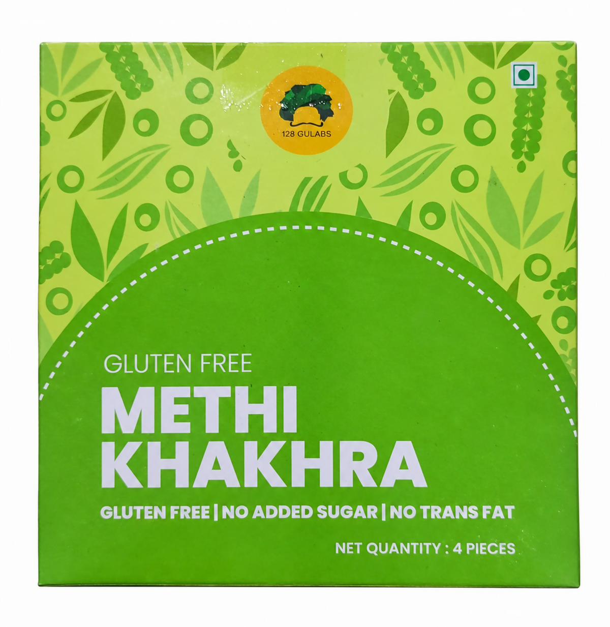 Image 1 of 4 Pcs for the product Gulabs Methi Gluten Free Khakhra