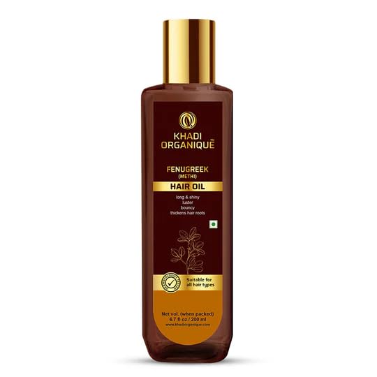 Image 1 of 200 ml for the product Khadi Organique Fenugreek Hair Oil
