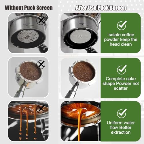 Image 7 of Supvox 51mm Reusable Puck Screen for Espresso Portafilter 1.7mm Thickness