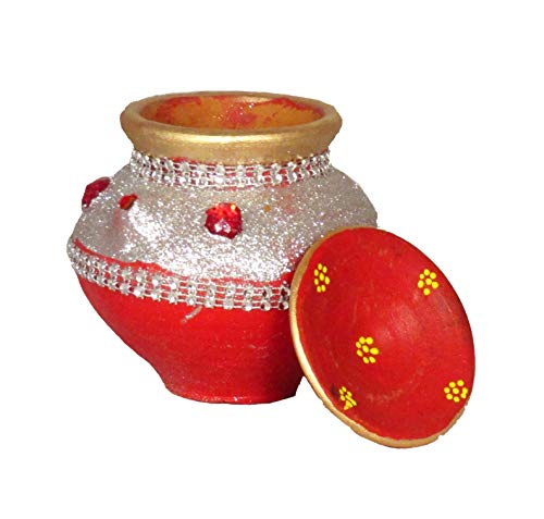 Image 2 of Suninow Silver Karwa Chauth Pooja Thali Set