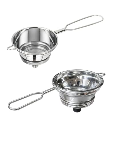 Image 7 of MARU Steel Strainer/Chai Channi Set of 2 pcs (Large & Medium)