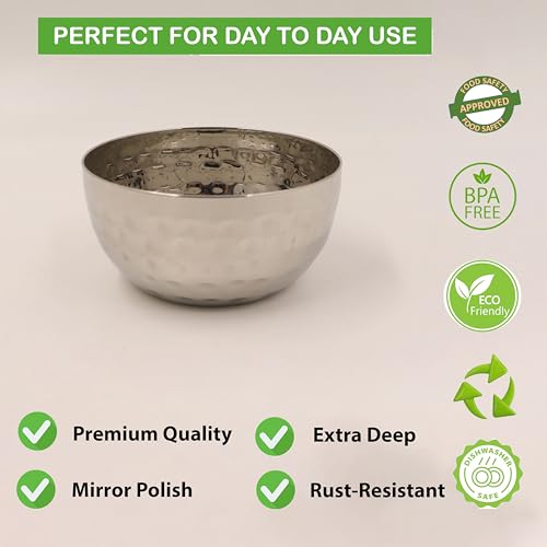 Image 5 of Spillbox Hammered SideDish Bowl-4