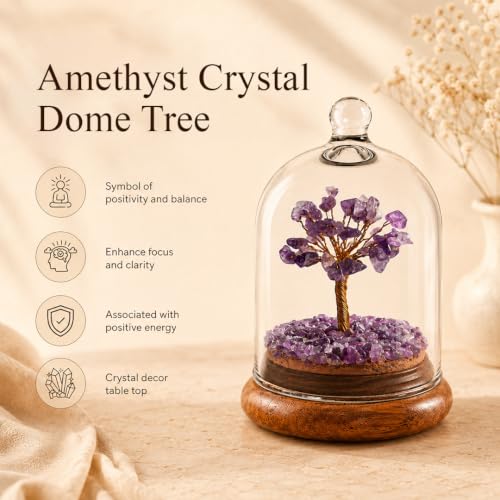 Image 7 of RITUALISTIC Amethyst Dome Crystal Wish Tree