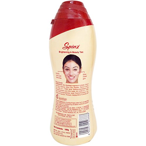 Image 2 of SpinZ BB Talcum Powder, Instant Glow, 100g