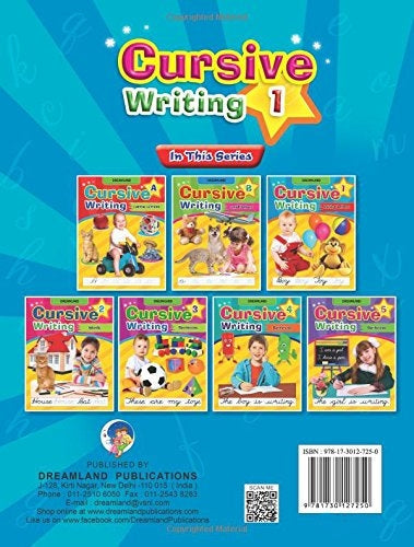 Image 2 of Dreamland Cursive Writing Book (Joining Letters) Part 1