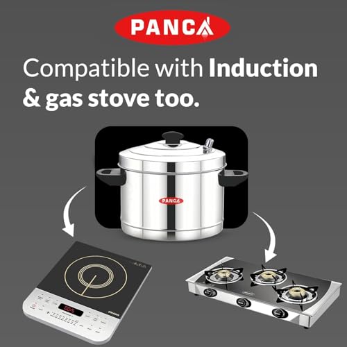 Image 7 of PANCA Stainless Steel Idli Maker 6 Plates 24 Idli Cooker Stainless Steel, Idly Dhokla Multipurpose Cooker Steamer (24 Idli, Big)