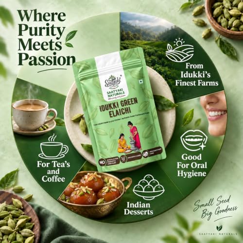 Image 9 of SAATYAKI NATURALS Organic Green Cardamom