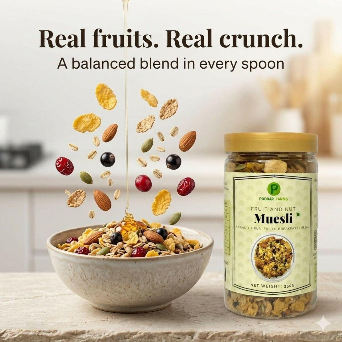 Image 7 of Poddar Farms Fruit and Nut Muesli