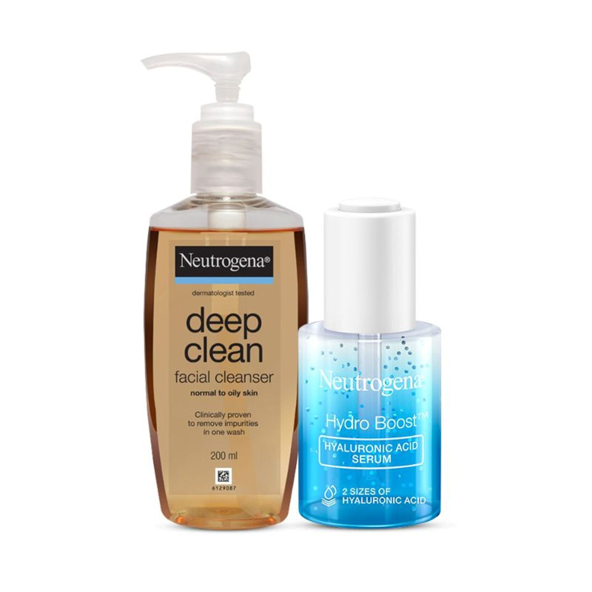 Image 9 of Neutrogena Deep Clean and Hyaluronic Acid Serum Combo