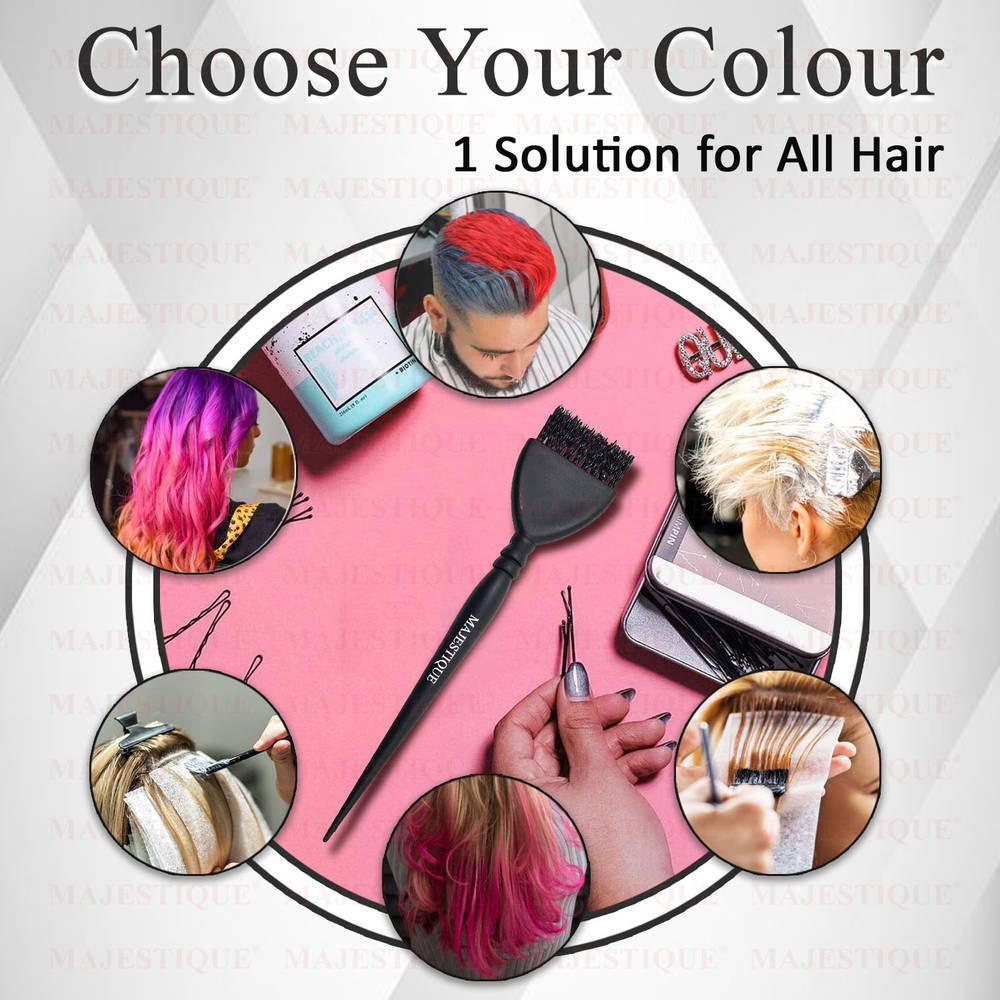 Image 7 of Majestique Long Tail Hair Dye Brush