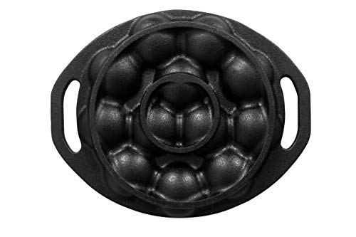 Image 7 of DYNAMIC COOKWARES Pre-Seasoned Mini Paniyaram Pan 8 Inch 12 Cavity
