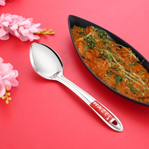 Image 6 of HAZEL Stainless Steel Pan Shape Serving Spoon Scooper Spatula Server Kitchen Utensils