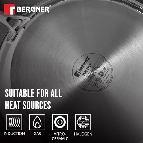 Image 9 of BERGNER Hi-Tech Giro Triply Stainless Steel Dosa Tawa
