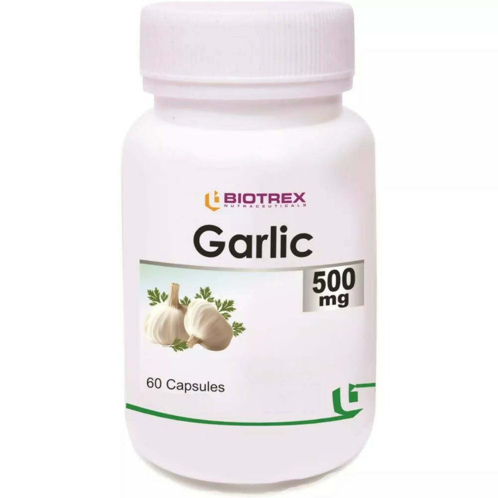 Image 1 of 60 caps for the product Biotrex Garlic 500mg Capsules