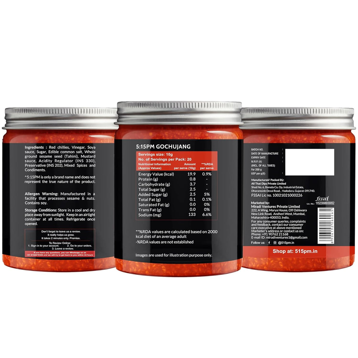 Image 8 of 5:15 PM Gochujang Korean Paste Korean Hot Chilli Paste and Spicy Red Chilli Pepper