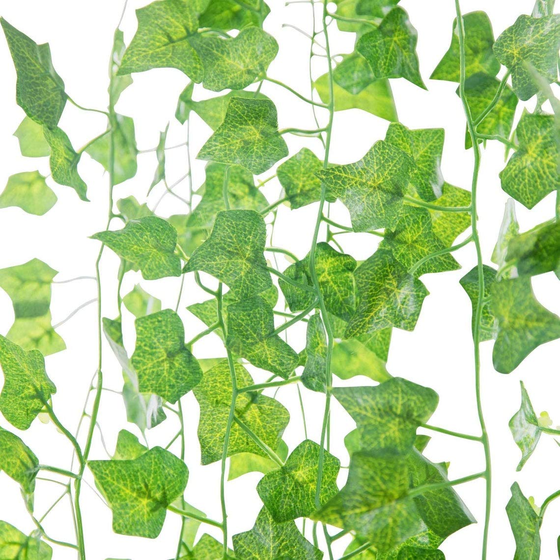 Image 4 of Go Hooked Deehome Silk Artificial Ivy Hanging Grass Creepers (Set of 12), for Home Decoration, Wall Decoration 12 (7.5 Ft Long), Green