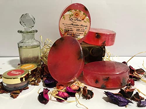 Image 1 of Pack of 1 for the product Le Pura Soap, Pack of 5 +1 Pieces (100 gm Each) (Rose Petal)