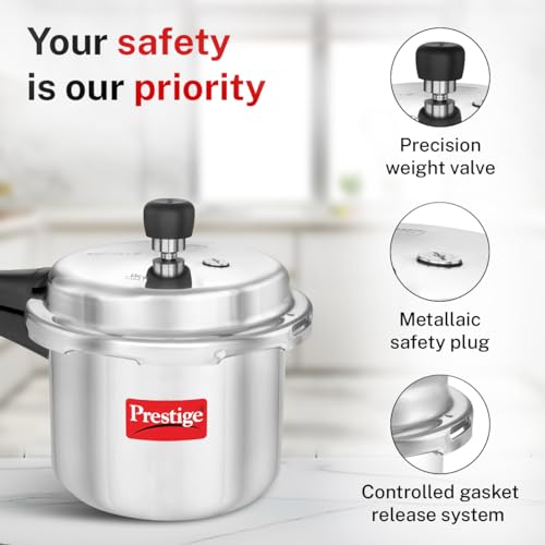 Image 7 of Prestige 3 Litre Aluminium Popular Outerlid Pressure Cooker