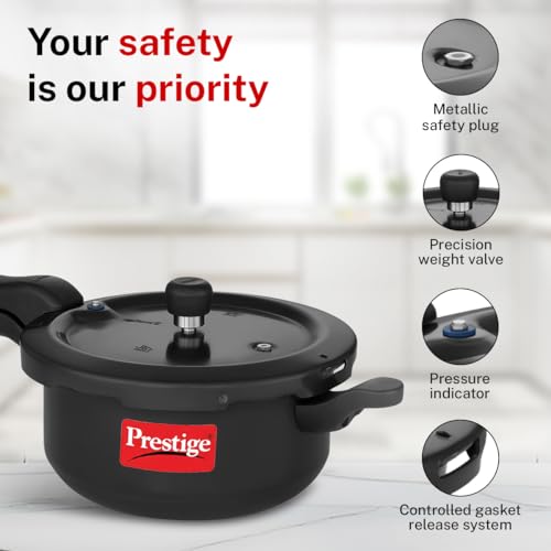 Image 7 of Prestige Svachh Outer Lid Pressure Cooker Hard Anodized Body