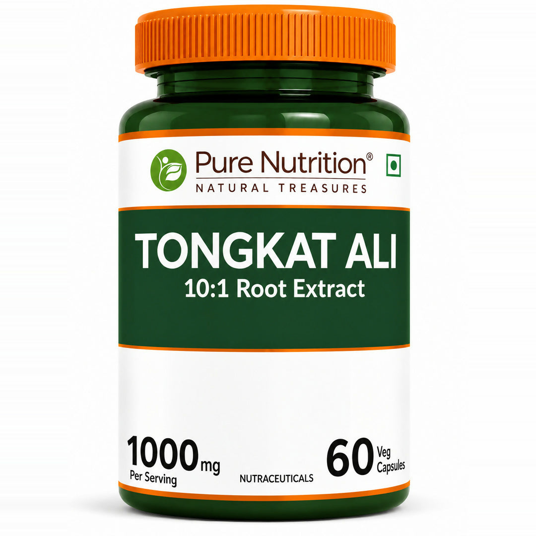 Image 1 of 60 tabs / Pack of 1 for the product Pure Nutrition Organic Tongkat Ali 1000mg | Tongkatali Capsules