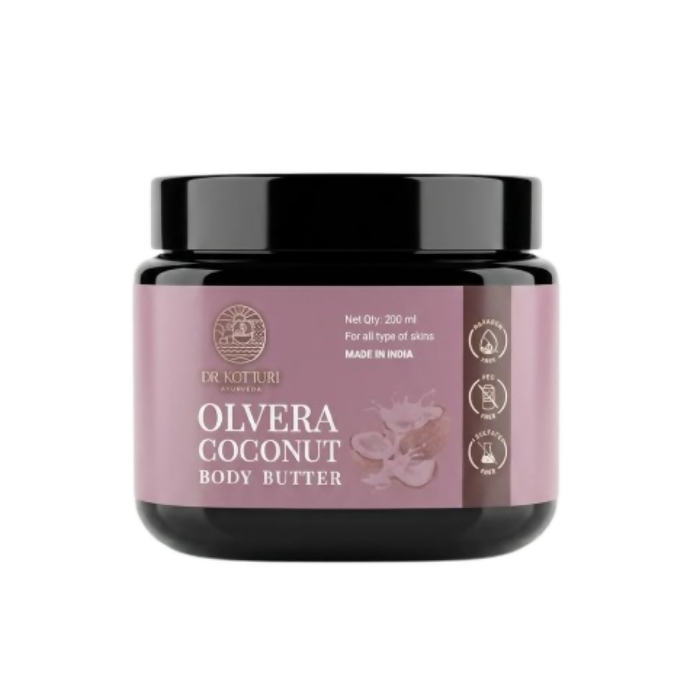 Image 1 of 200 gm / Pack of 1 for the product Dr. Kotturi Ayurveda Olvera Coconut Body Butter